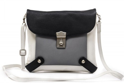 

Sophia Visconti Girls Casual White Genuine Leather Sling Bag