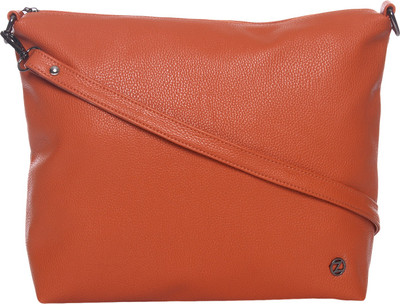 

Osaiz Women Casual Orange PU Sling Bag