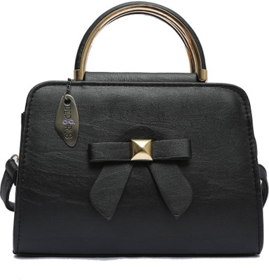 

Pepgirls Women Casual Black Leatherette Sling Bag