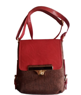 

Fiable Women Casual Multicolor Jute Sling Bag