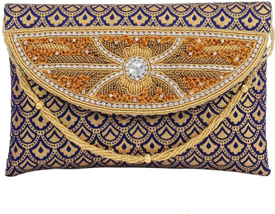 

Bagaholics Women Evening/Party Multicolor Silk Sling Bag