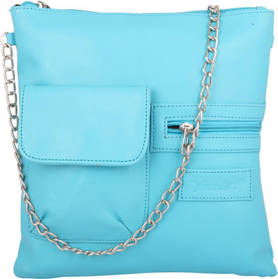 

Spice Art Girls Casual Blue Leatherette Sling Bag