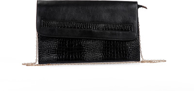 

Ketfight Women Casual Black PU Sling Bag