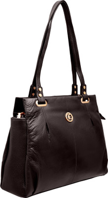 

JFL-Jewellery For Less Women Formal Brown Genuine Leather Shoulder Bag