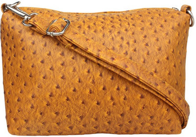 Karry Onn Women Yellow Rexine Sling Bag