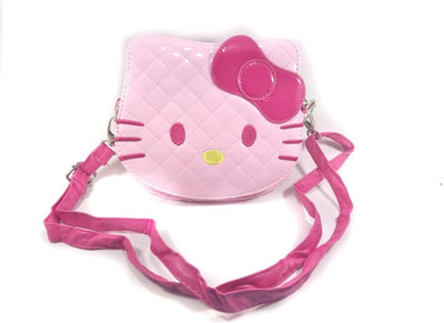 

Kidofash Girls Casual Pink Leatherette Sling Bag