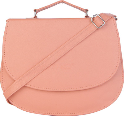 

Skyways Women Casual Khaki Leatherette Sling Bag