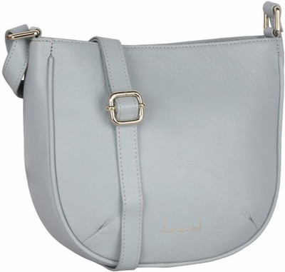 

Justanned Women Formal Blue Genuine Leather Sling Bag