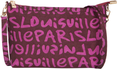 

Cappuccino Girls Casual Purple PU Sling Bag