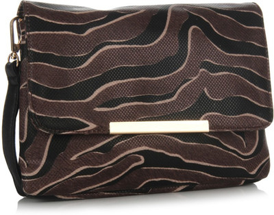 

Addons Women Casual Brown PU Sling Bag