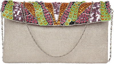 

Anekaant Women Pink, Multicolor Cotton Clutch, Multicolor;pink