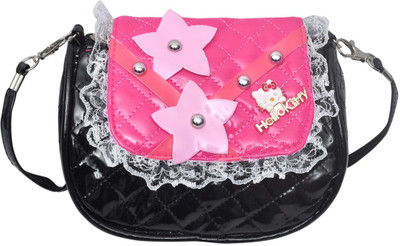 

Hawai Women Casual Black, Pink PU Sling Bag