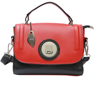 

Pepgirls Girls Casual Red Leatherette Sling Bag