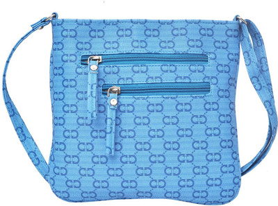 

Hawai Women Casual Blue PU Sling Bag
