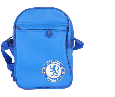 

Merchanteshop Men Casual Blue Leatherette Sling Bag