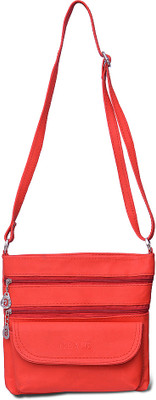 

Arshia Women Casual Red PU Sling Bag