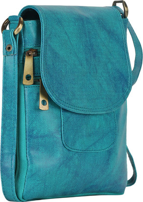

Color Cocktail Women Casual Blue PU Sling Bag