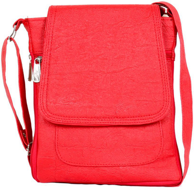 

Cottage Accessories Women Red PU Sling Bag