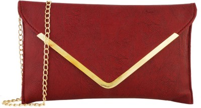 

Fantosy Women Casual Maroon PU Shoulder Bag