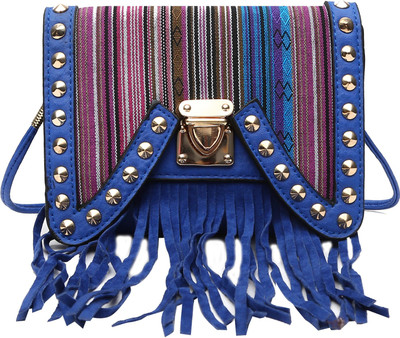 

Hawai Girls Evening/Party Multicolor PU Sling Bag