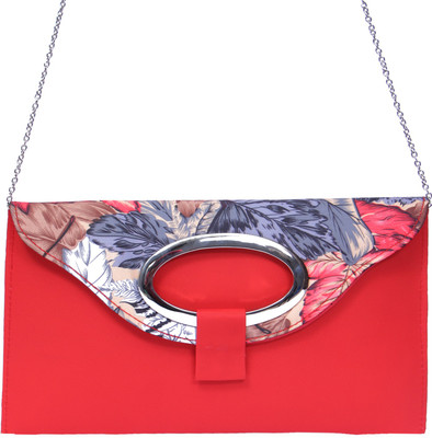 

Zasmina Girls Evening/Party Red PU Sling Bag