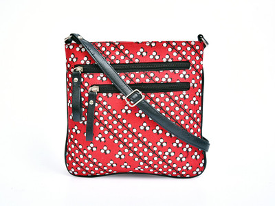 

Pickpocket Women Casual Red Cotton, Canvas Sling Bag