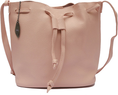 

Pepgirls Girls Casual Pink Leatherette Sling Bag