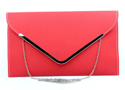 

Hydes Girls Casual Red Leatherette Sling Bag
