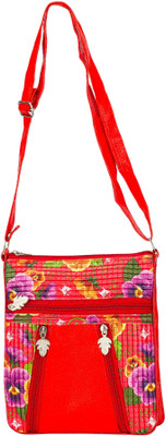 

Glitters Girls Casual Multicolor Rexine Sling Bag