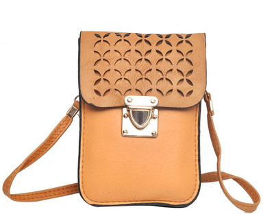 

Hawai Girls Casual Brown PU Sling Bag