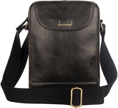 

Justanned Men Multicolor Genuine Leather Messenger Bag