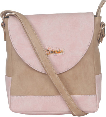

Esbeda Women Casual Pink Leatherette Sling Bag