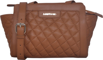 

Justanned Women Casual Tan Genuine Leather Sling Bag