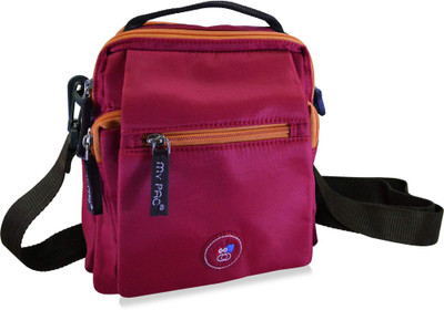 

My Pac Db Men Casual Red Polyester Sling Bag
