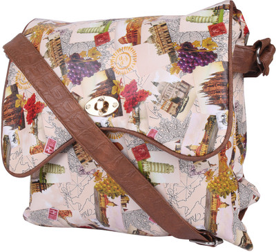 

Craft Art India Girls Casual Multicolor Polyester Sling Bag