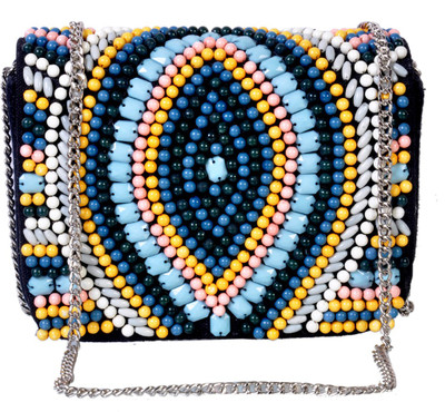 

Diwaah Women Evening/Party Multicolor Cotton Sling Bag