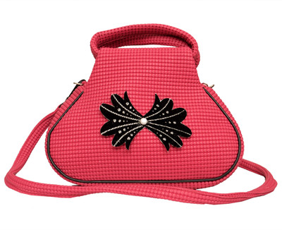 

Zakina Girls Pink Leatherette Sling Bag