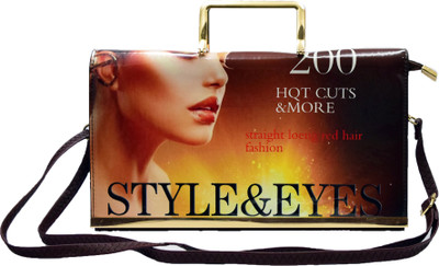 

Gospel Women Casual Maroon Leatherette Sling Bag