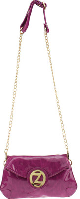 

Osaiz Girls Evening/Party Pink PU Sling Bag