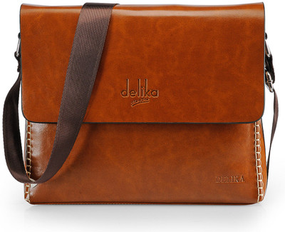 

Frosty Fashion Women Casual Tan PU Sling Bag