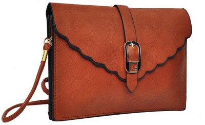 

Hawai Women Casual Brown PU Sling Bag
