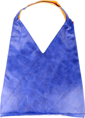

Fine Arch Women Casual Blue PU Tote