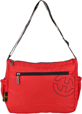 

Tanworld Boys & Girls Casual Red Polyester Messenger Bag