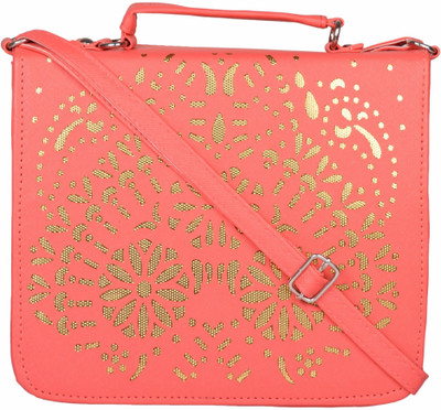 

Cuddle Women Casual Pink PU Sling Bag