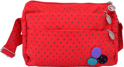 

Super Drool Women Casual Red PU Sling Bag