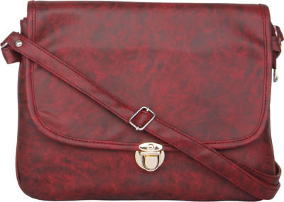 

Voaka Girls Casual Tan Leatherette Sling Bag