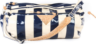 

Harp Men & Women Casual Blue Leatherette Sling Bag