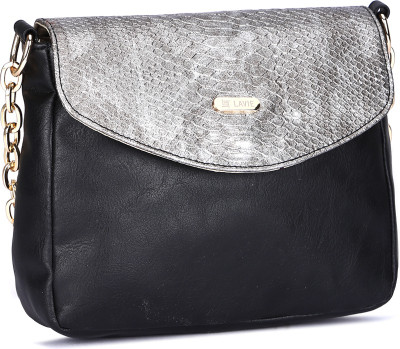 

Lavie Women Casual Black, Silver Sling Bag