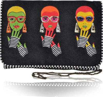 

Mister Maker Girls Casual Multicolor Canvas Sling Bag