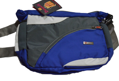 

Aladdin Boys & Girls Sports Blue, Grey, White Cotton Sling Bag